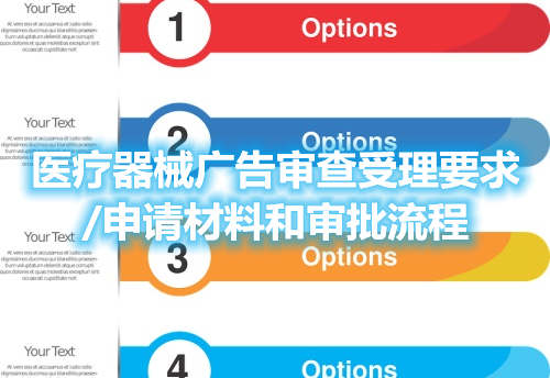 醫(yī)療器械廣告審查受理要求/申請(qǐng)材料和審批流程